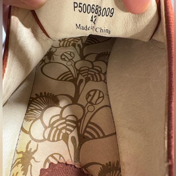 Fly London Orange Lace Up Wedges - Picture 6 of 6